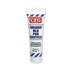 CFG Blue Marine Grease 125ml blue marine grease tube for high-adhesion lubrication of boat winches and propellers