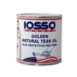 IOSSO Golden Natural Teak Oil for professional boat deck protection and wood restoration