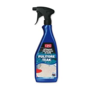 CFG Teak Cleaner 750ml professional trigger spray cleaner for marine teak decks and wooden boat furniture