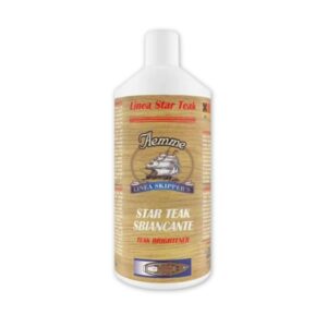 Star Teak Brightener 1L professional acidic brightener for restoring golden color to marine teak decks