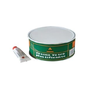 Fiberglass Filler 750ml tin of fiberglass reinforced putty for marine and automotive structural repairs.